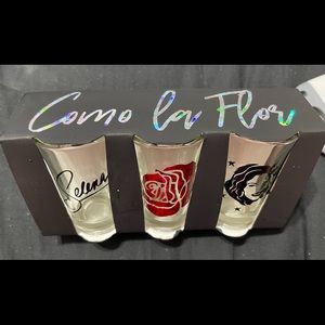 3 piece Selena inspired shot glasses!